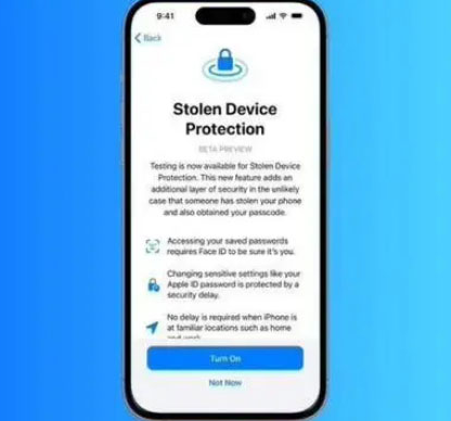 德格苹果授权维修店分享被盗设备保护功能开启方法 