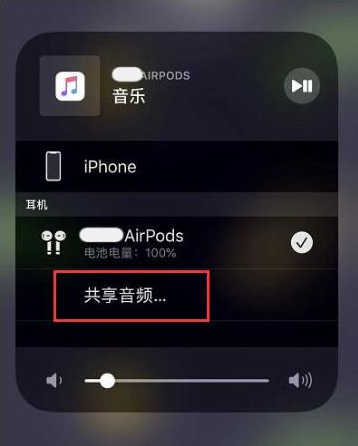 德格苹果14音频维修点分享iPhone14音频共享设置方法 